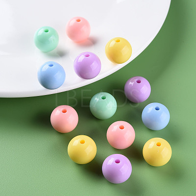 Opaque Acrylic Beads X-MACR-S370-C16mm-M1-1