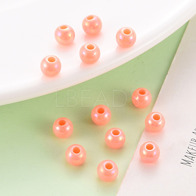 Opaque Acrylic Beads MACR-S370-D6mm-SS2109-1