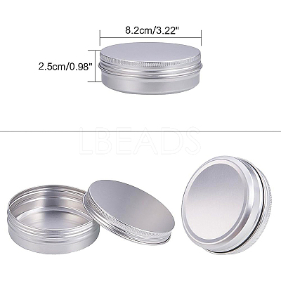 Round Aluminium Tin Cans CON-BC0004-26P-100ml-1