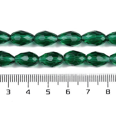 Transparent Glass Beads Strands EGLA-N013-T8mm-D24-1