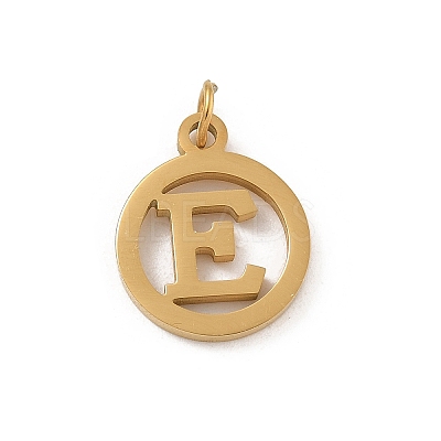 304 Stainless Steel Charms
with Jump Ring LS-STAS-R001-02G-E-1