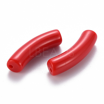 Opaque Acrylic Beads X-MACR-S372-002B-S010-1