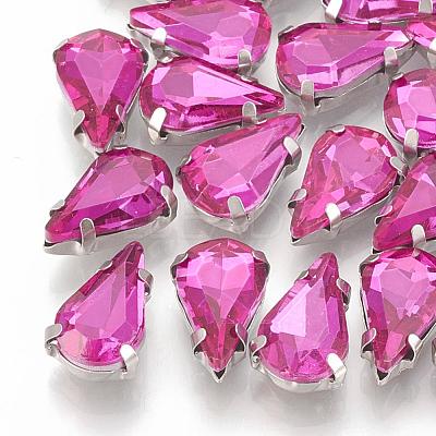 Sew on Rhinestone RGLA-T035-6x10mm-10-1