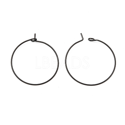 316L Surgical Stainless Steel Hoop Earring Findings LS-X-STAS-D164-01B-1