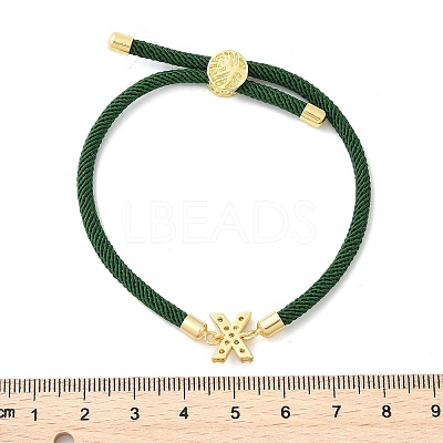 Adjustable Nylon Cord Bracelets BJEW-C096-01G-24-1