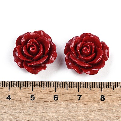 Synthetic Coral Carved Beads CORA-M001-04C-1