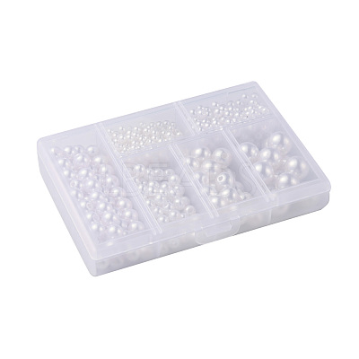Imitation Pearl Acrylic Beads SACR-FS0001-11-1