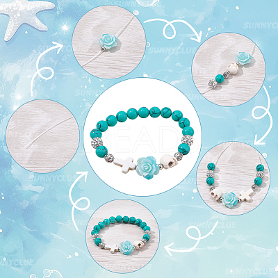 DIY Bracelet Making Finding Kits DIY-SC0032-36-1