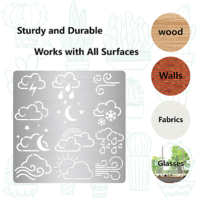 Stainless Steel Cutting Dies Stencils DIY-WH0238-116-1