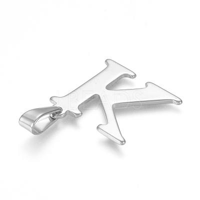 Non-Tarnish 304 Stainless Steel Pendants STAS-F106-95P-K-1