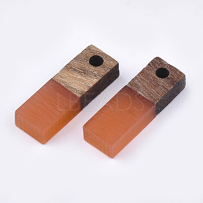 Resin & Wood Pendants X-RESI-S358-19J-1