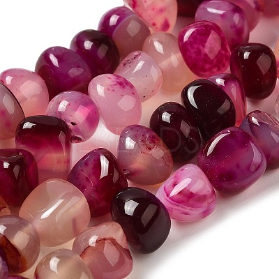 Natural Agate Beads Strands X-G-H295-B01-11-1