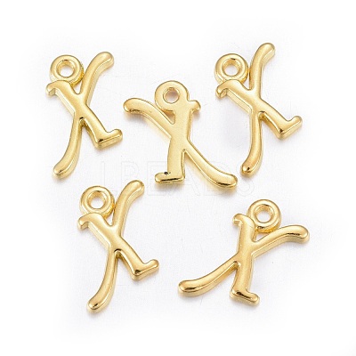 Alloy Letter Pendants PALLOY-X0037-68G-1