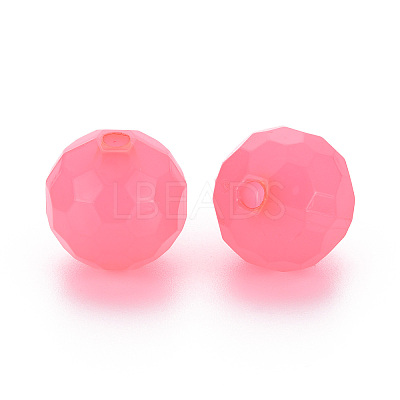 Imitation Jelly Acrylic Beads MACR-S373-97C-E09-1