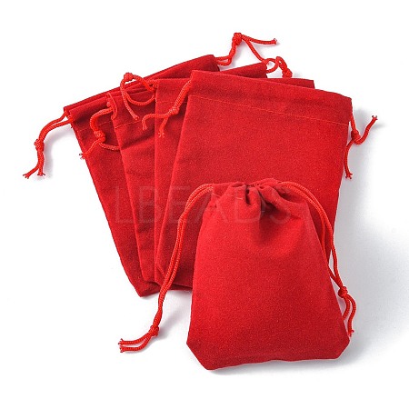 Velvet Cloth Drawstring Bags TP-C001-70X90mm-2-1