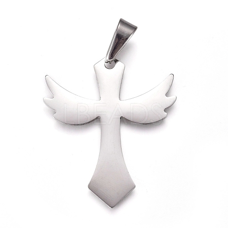 Tarnish Resistant 304 Stainless Steel Pendants X-STAS-I135-02P-1