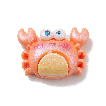 Ocean Theme Opaque Resin Sea Animal Cabochons RESI-D071-01B-1