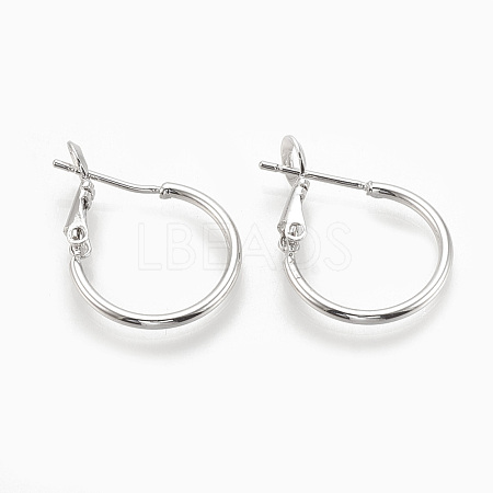 Brass Hoop Earrings X-KK-S345-213-1