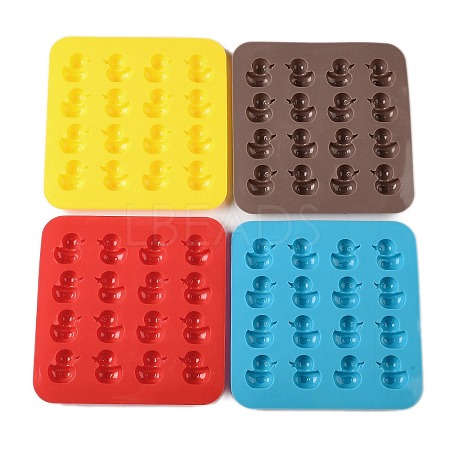 Square with Duck DIY Food Grade Silicone Mold DIY-K075-29-1