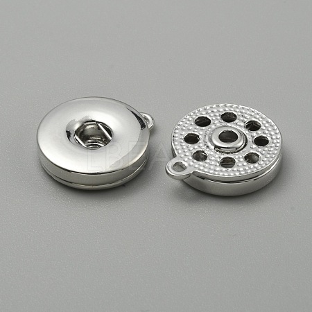 Alloy Hang Snap Base Pendant FIND-WH0110-280P-1
