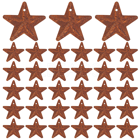 60Pcs Iron Pendants IFIN-GF0001-42C-1