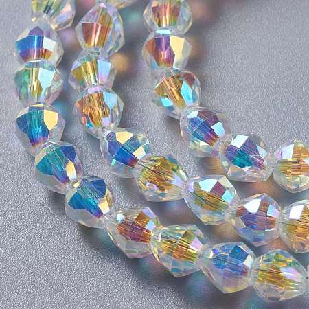 Glass Imitation Austrian Crystal Beads GLAA-F108-07A-1