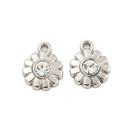 304 Stainless Steel Pendants STAS-L080-003P-02-1