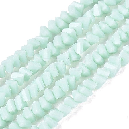 Opaque Glass Beads Strands GLAA-N019-3mm-14-1
