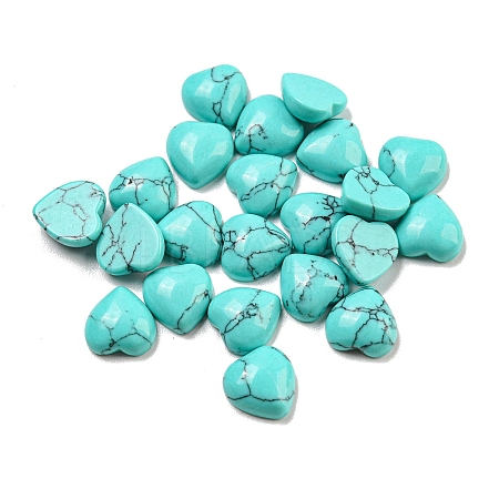 Dyed Synthetic Turquoise Cabochons G-H309-01-10-1