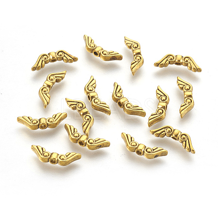 Tibetan Style Alloy Beads TIBEB-A11-3712-AG-FF-1