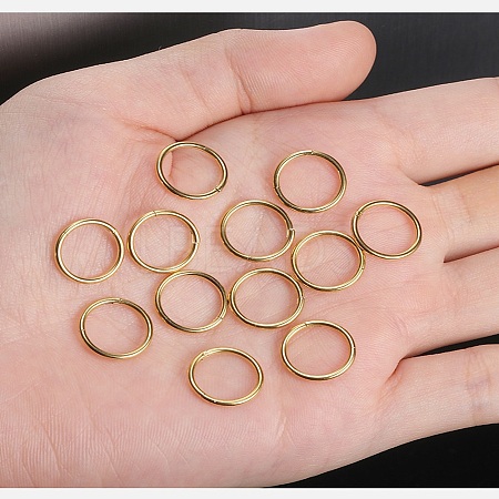 316L Surgical Stainless Steel Hoop Cartilage Earrings WGB51CA-65-1
