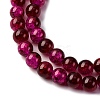 Spray Painted Crackle Glass Beads Strands CCG-Q002-12mm-08-3