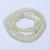 Electroplate Transparent Glass Beads Strands EGLA-A034-T1mm-X05-2