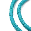 Handmade Polymer Clay Beads Strands CLAY-R089-4mm-Q107-3