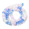 Glass Beads Strands EGLA-A034-M8mm-18-4