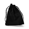 Velvet Jewelry Drawstring Storage Pouches ABAG-P013-02C-01-2