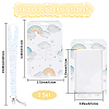 Plastic ID Card Sleeve with Polyester Lanyard Strap AJEW-WH20017-33G-2