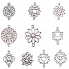 SUNNYCLUE Chakra Tibetan Style Alloy Links TIBE-SC0001-08AS-FF-1