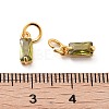 Brass Micro Pave Cubic Zirconia Charms ZIRC-F111-03G-09-3