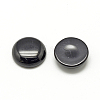 Synthetic Black Stone Cabochons G-R416-16mm-46-1-2