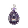 Natural Amethyst Pendants PW-WG69173-05-1