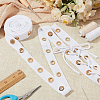 5 Yards Cotton Ribbons with Eyelet Rings OCOR-GA0001-77A-4