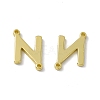 Rack Plating Brass Connector Charms KK-C007-38G-N-2