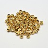 Rack Plating Brass Corrugated Round Spacer Beads KK-I600-5mm-G-RS-2