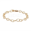 Brass Cable Chain Bracelet X-BJEW-JB07079-1