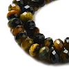 Natural Rainbow Tiger Eye Beads Strands G-NH0002-D04-02-4