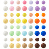 800Pcs 8 Colors Frosted Opaque Acrylic Beads OACR-TA0001-51-1