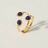 French Style Natural Lapis Lazuli Ring WW7932-3-1