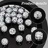 Plastic Rhinestone Beads KY-PH0001-96-4