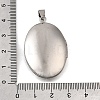 316 Stainless Steel Locket Pendants STAS-C123-01A-P-3